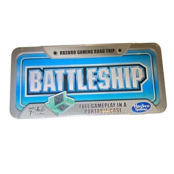 Battleship Hasbro Gaming Road Trip Series 2 Player  Ages 7+ Years NEW!  E32802 - Picture 5 of 9